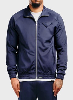 Pocket Square Track Jacket - Navy
