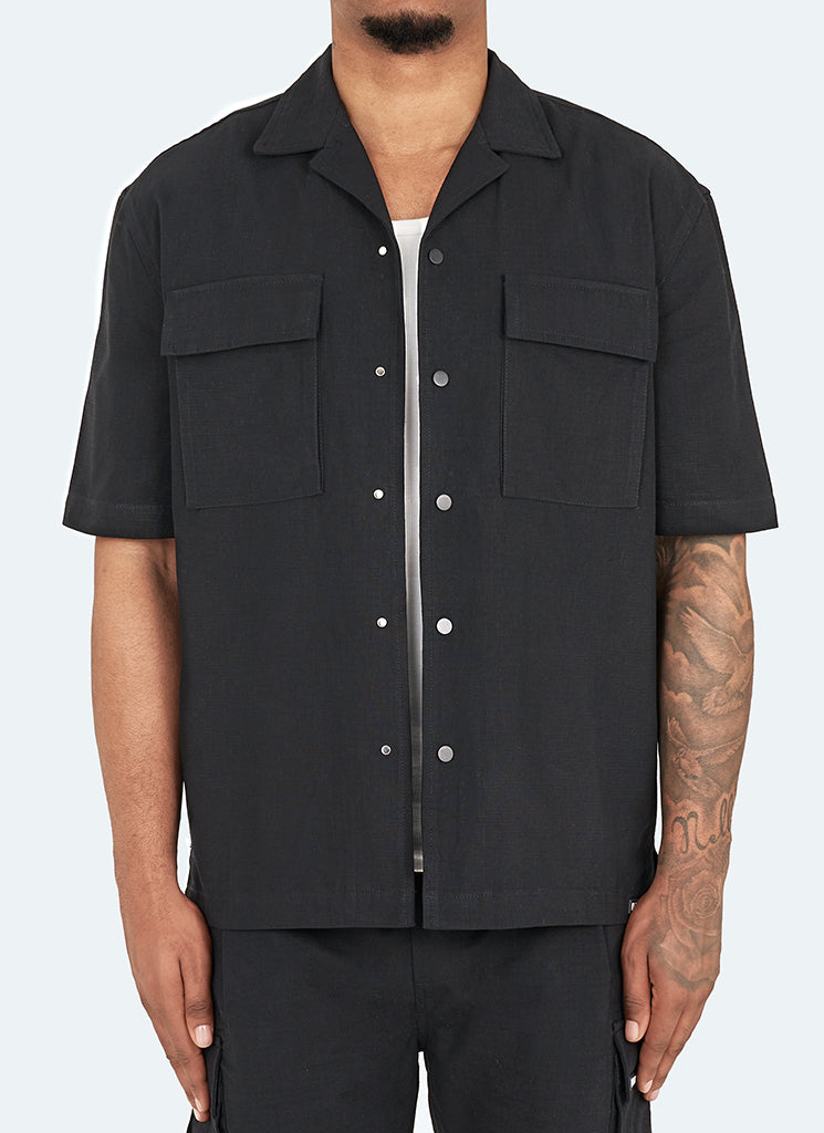 Vintage Unique Mesh Cargo Shirt