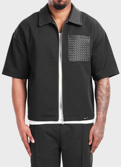 Twill Interlock Shirt - Black