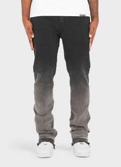 Vintage Flare Deep Fade Jeans - Black