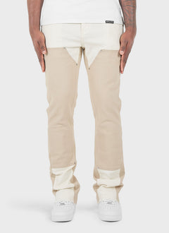 Vintage Flare Carpenter Jeans - Stone