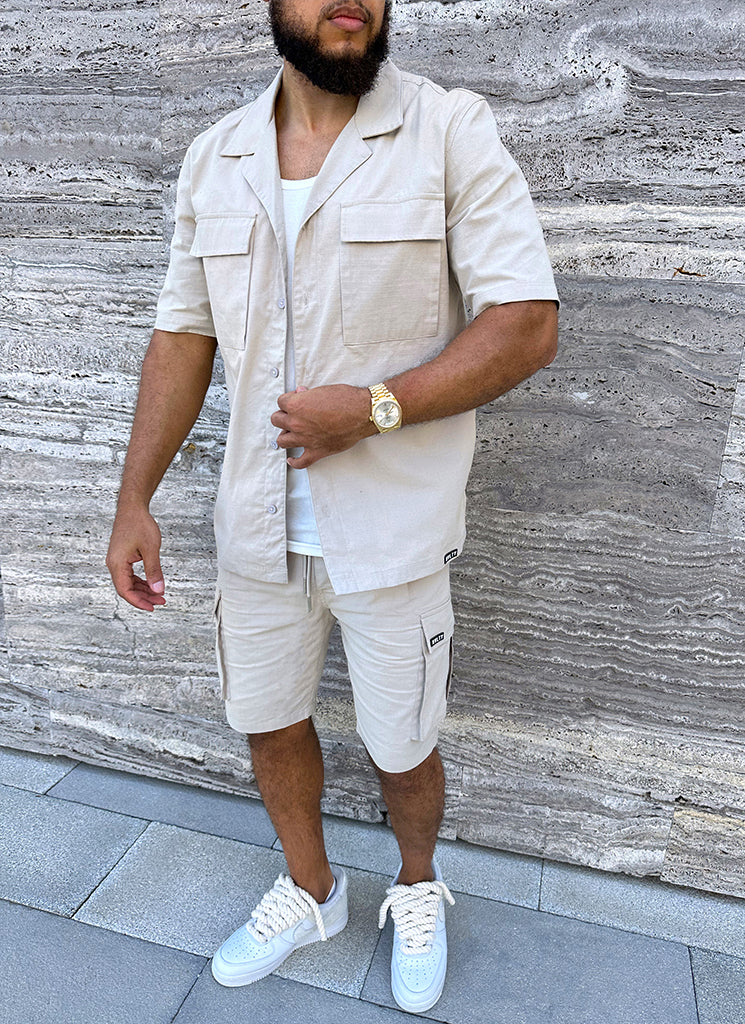Vintage Cargo Shorts - Stone