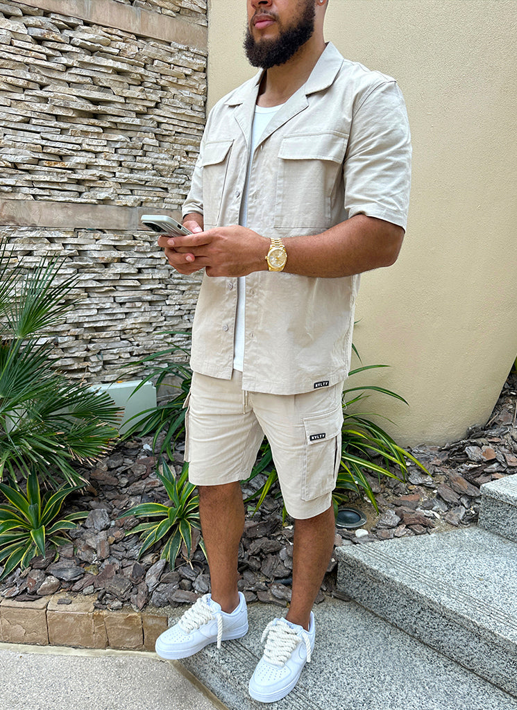 Vintage Cargo Shorts - Stone
