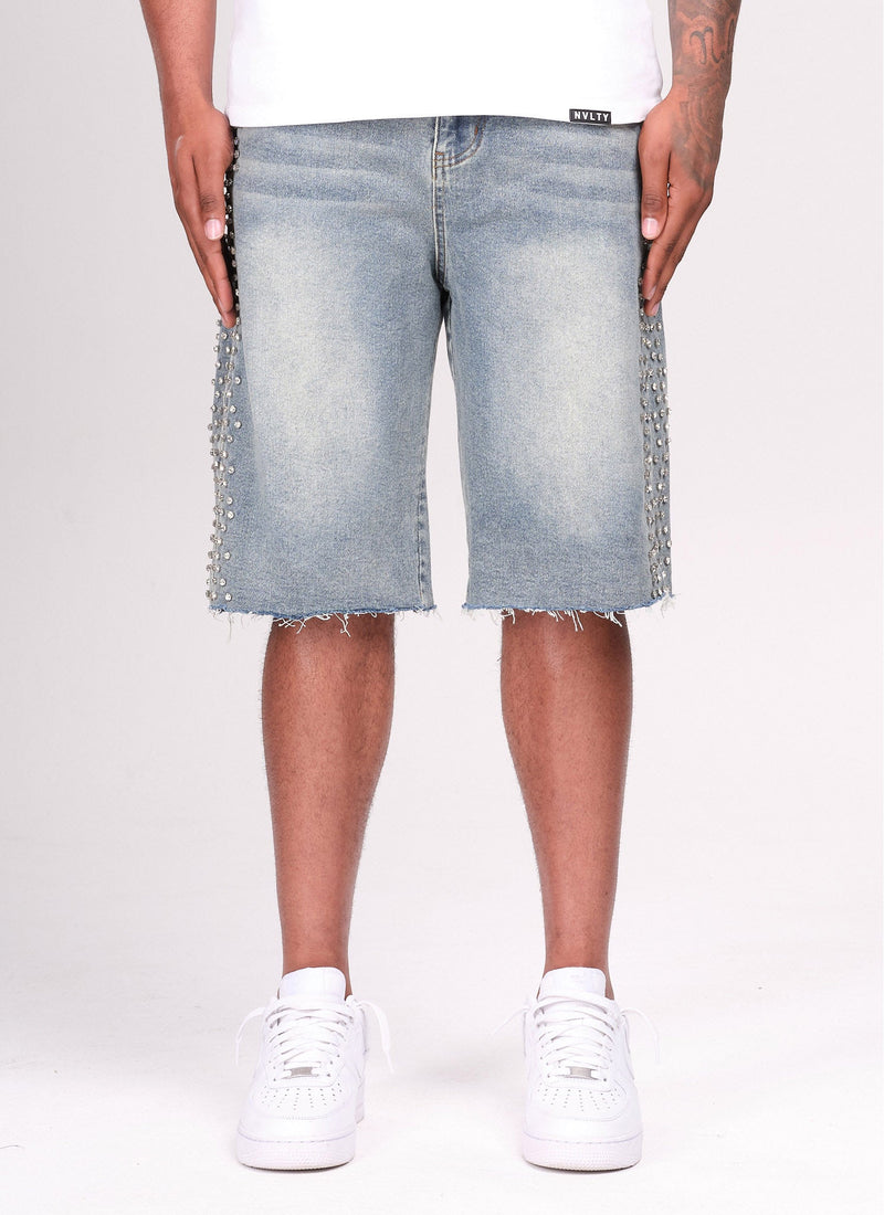 Vintage VVS Denim Shorts - Blue