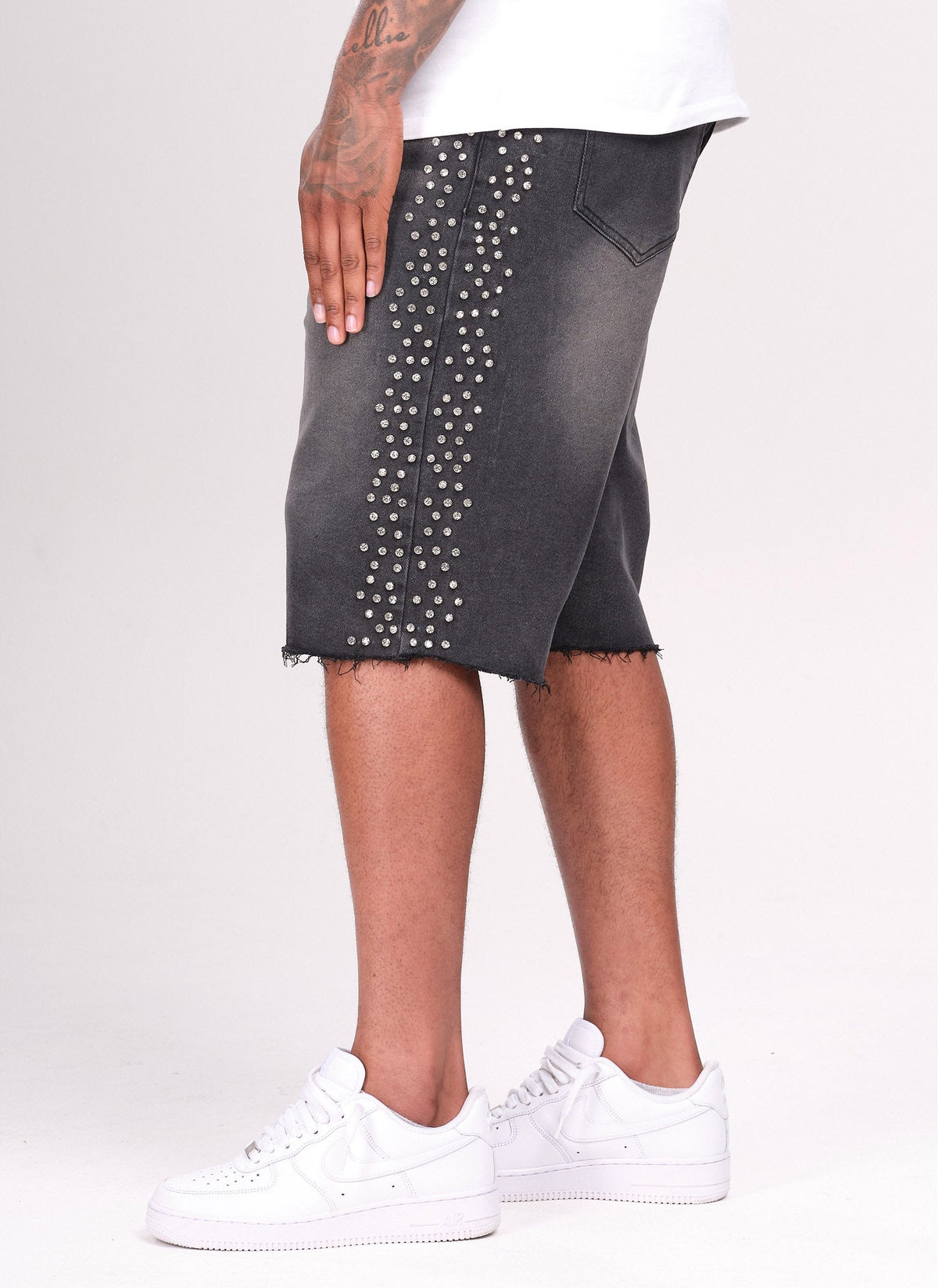 Vintage VVS Denim Shorts - Black