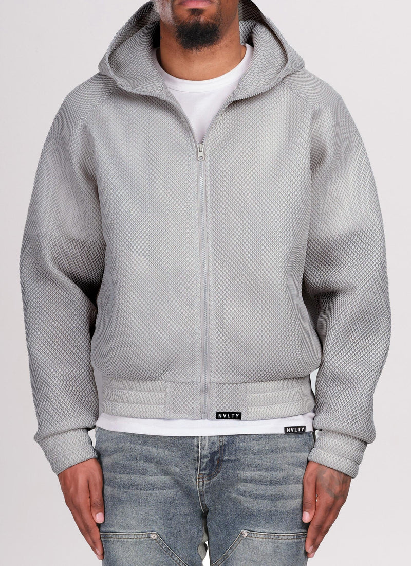 Scuba Structured Mesh Jacket - Grey