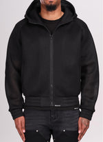 Scuba Structured Mesh Jacket - Black
