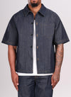 Structured Selvedge Denim Shirt - Indigo