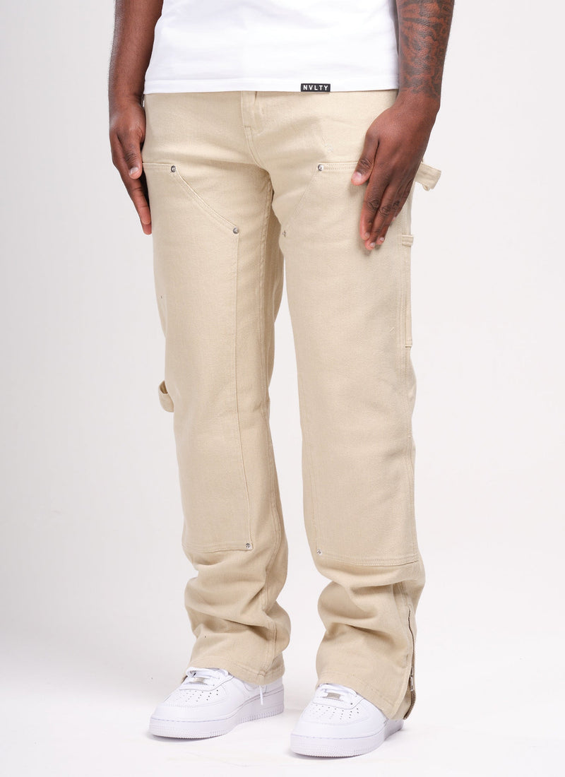 Vintage Carpenter Rivet Jeans - Stone