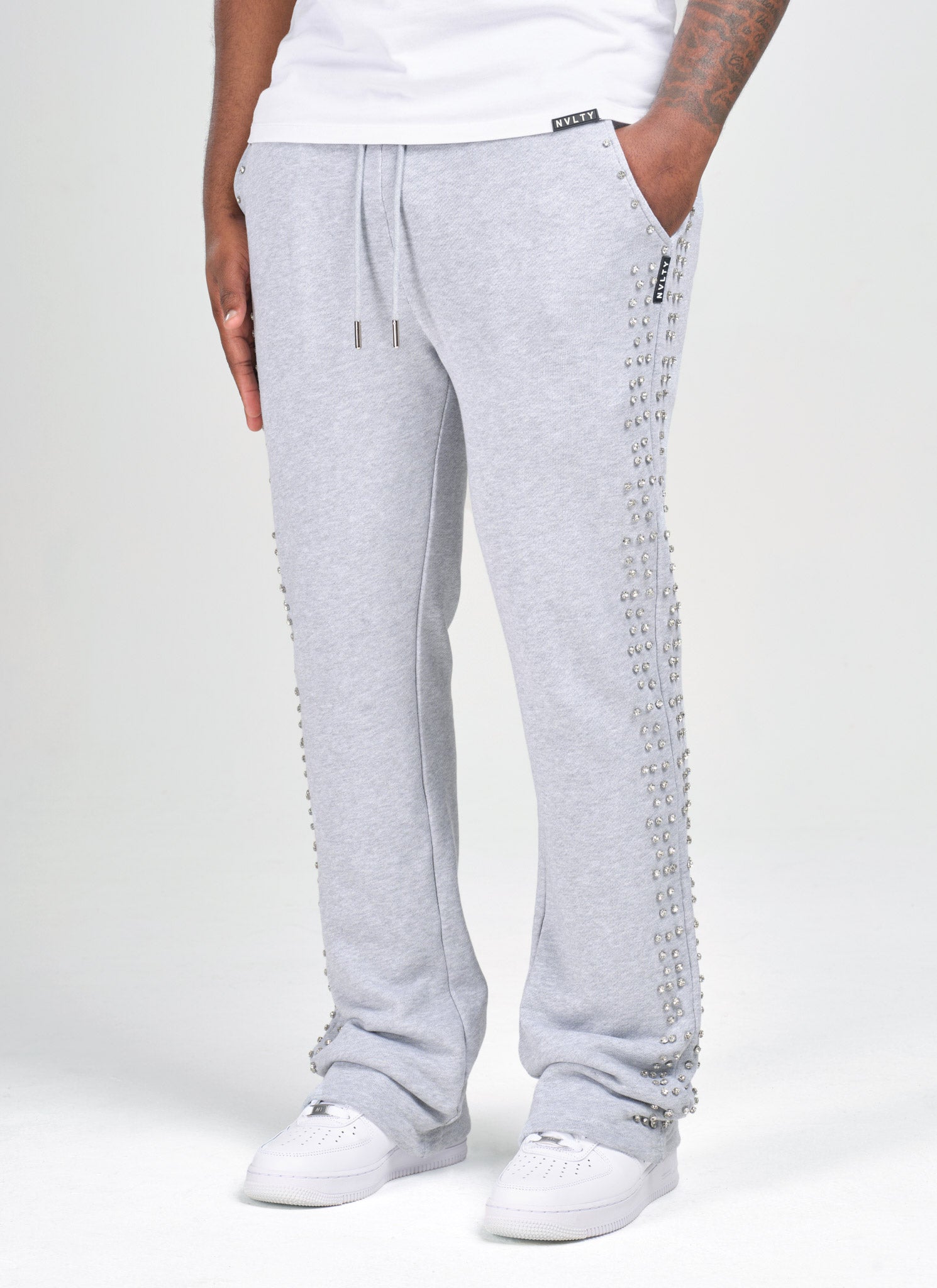 Vintage VVS Flare Joggers - Grey