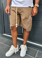 Vintage Zipper Cargo Shorts - Mocha