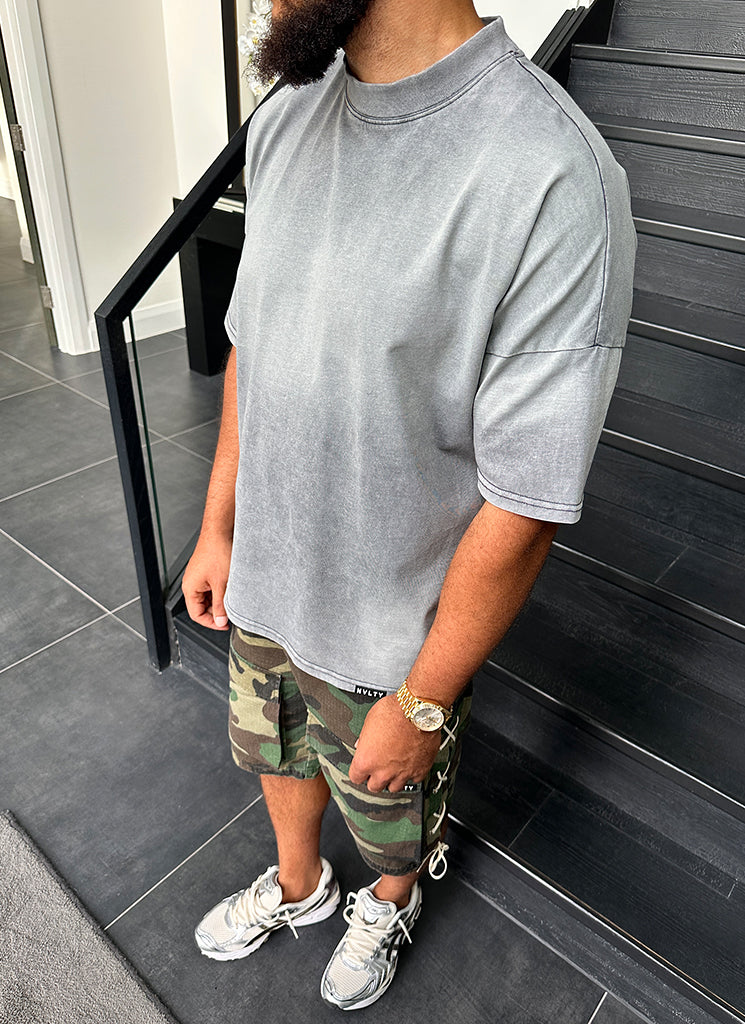 Vintage Lace Cargo Shorts - Camo