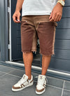 Vintage Carpenter Denim Shorts - Brown