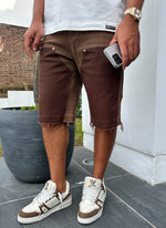 Vintage Carpenter Jeansshorts – Braun