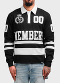 Members Royal Rugby Shirt - Black