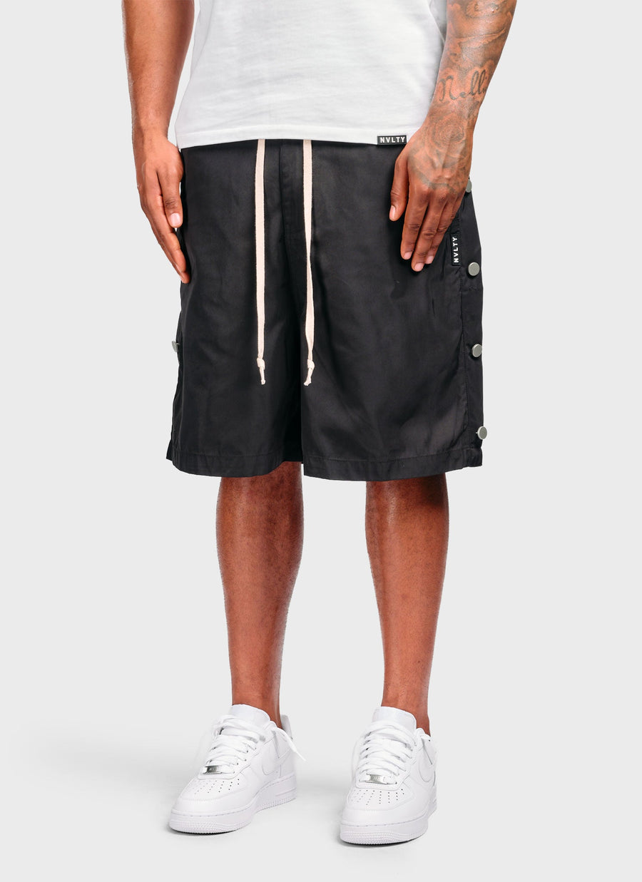 Nylon Snapper Shorts - Black