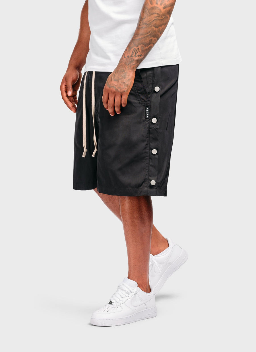 Nylon Snapper Shorts - Black