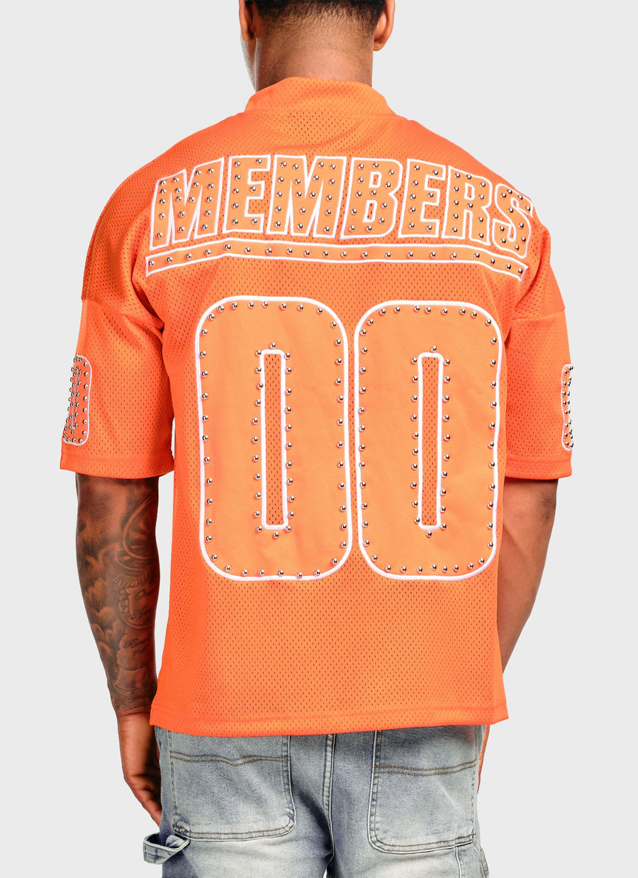 Members Studded Jersey - Orange