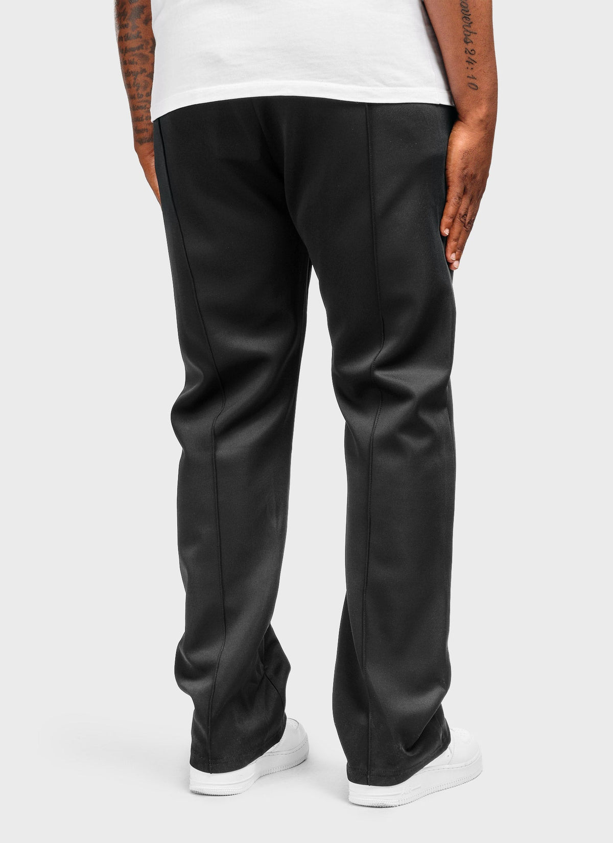 Pleat Track Pants - Black