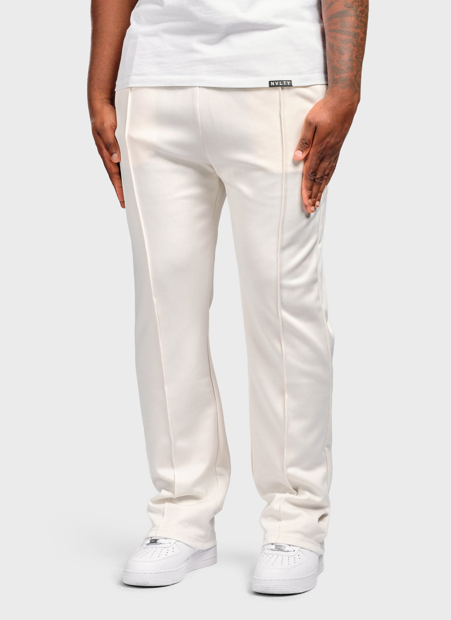 Pleat Track Pants - Ivory