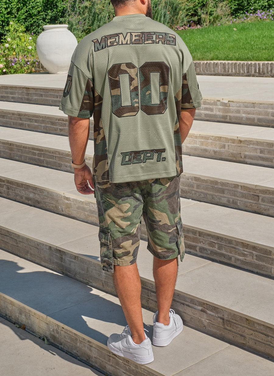 Members Camo Jersey - Khaki