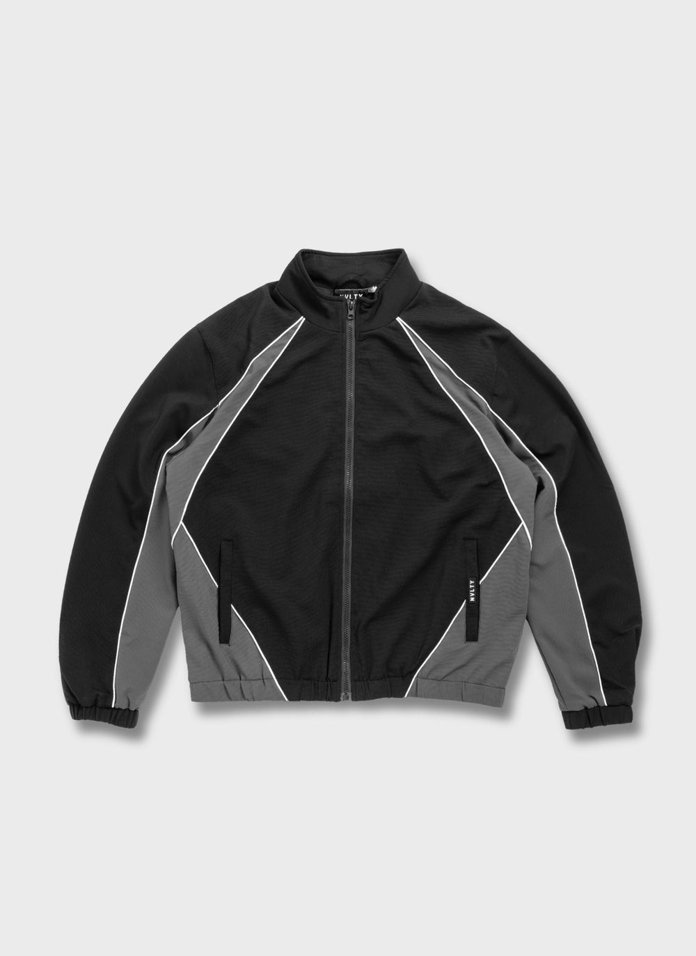 Athletic Track Jacket - Black