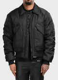 Aviator Flight Jacket - Black
