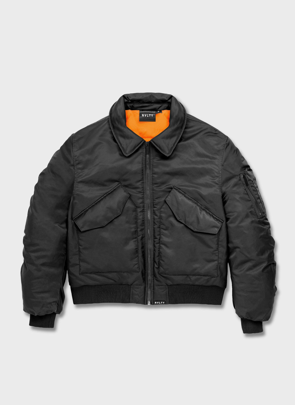 Aviator Flight Jacket - Black