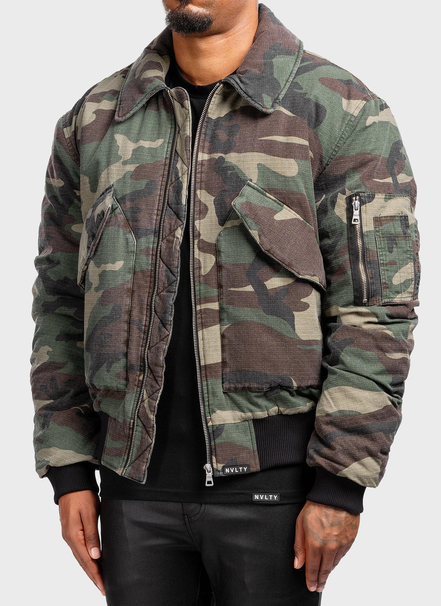 Aviator Flight Jacket - Camo