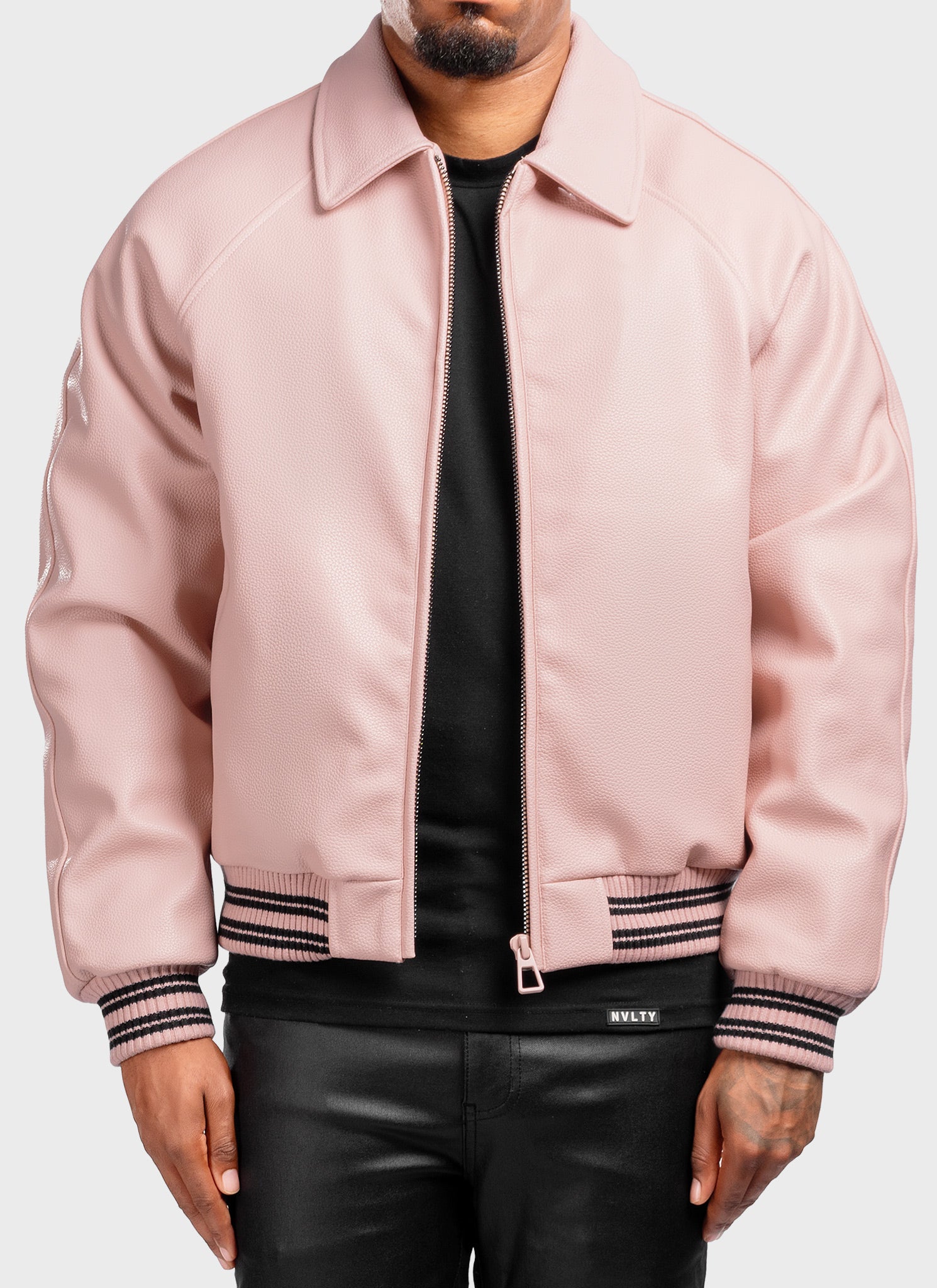 Aviator Jacket - Baby Pink