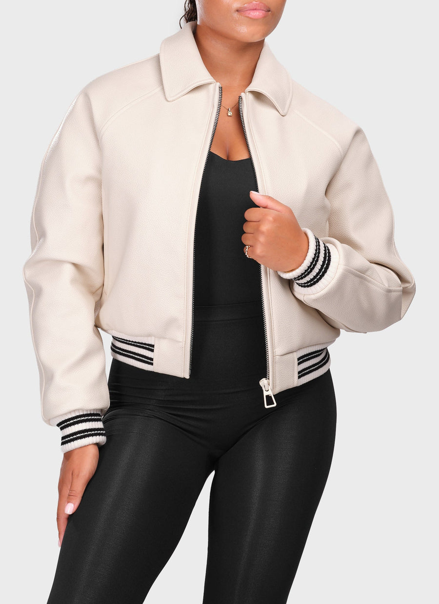 Aviator Jacket - Ivory