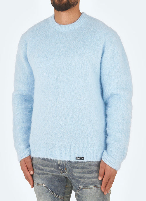 Mohair Sweater - Baby Blue