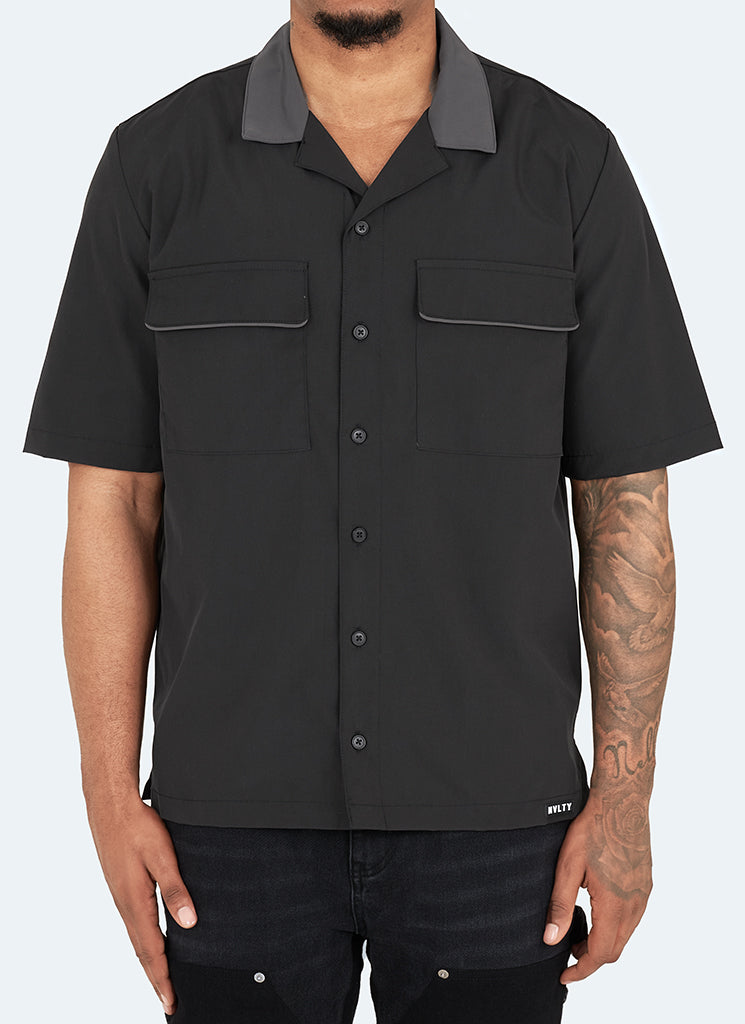 Contrast Shirt - Black/Grey