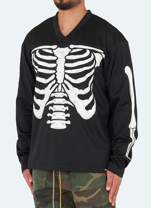 Vintage Skeleton Jersey - Black