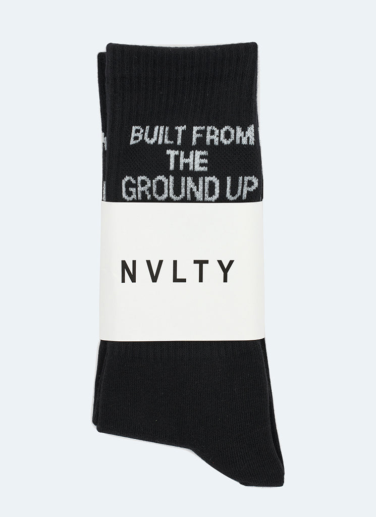 Chaussettes Built From The Ground Up - Noir