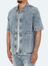 Vintage Carpenter Denim Shirt - Blue