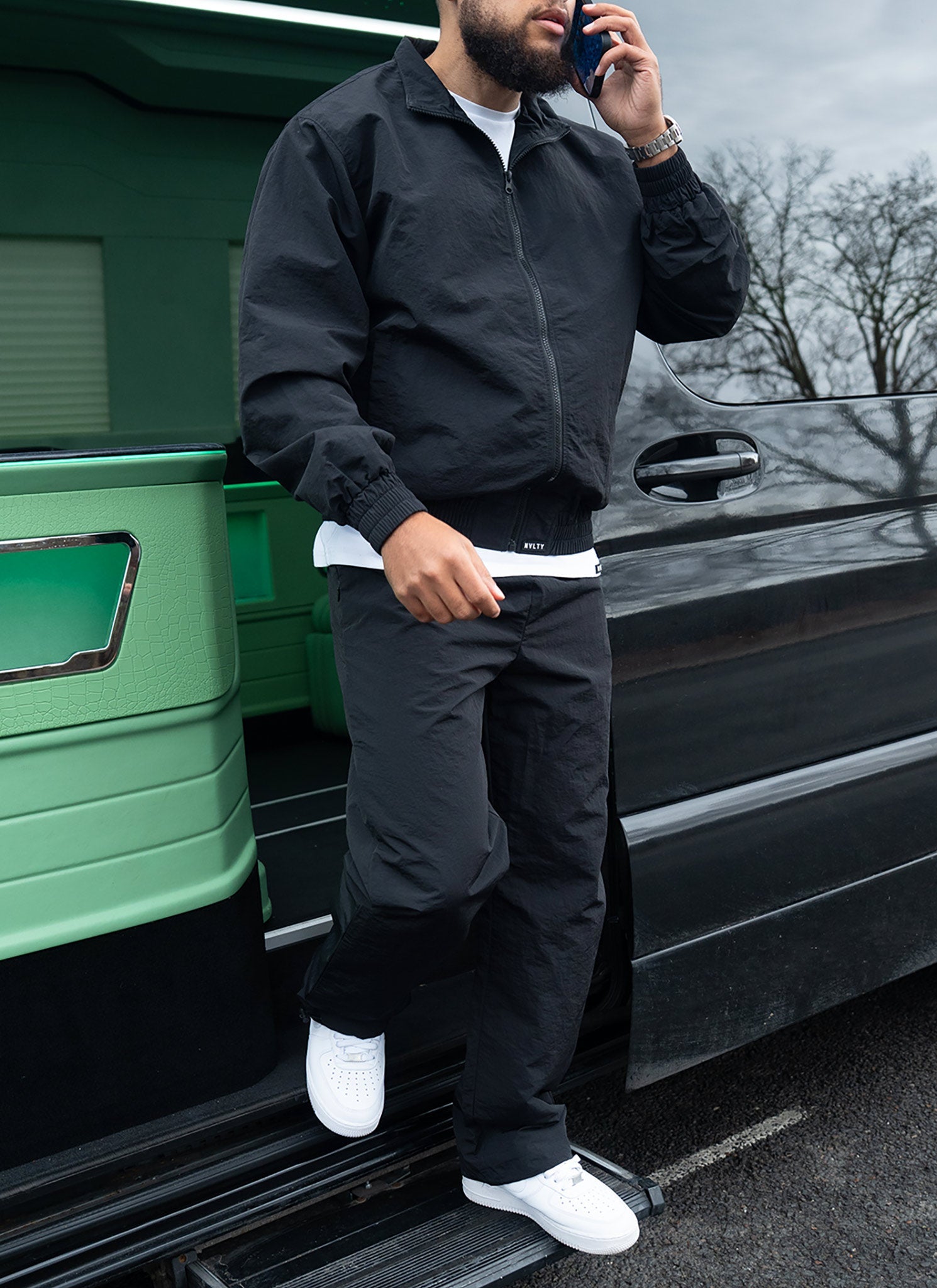 Heavyweight Luxe Track Pants - Black