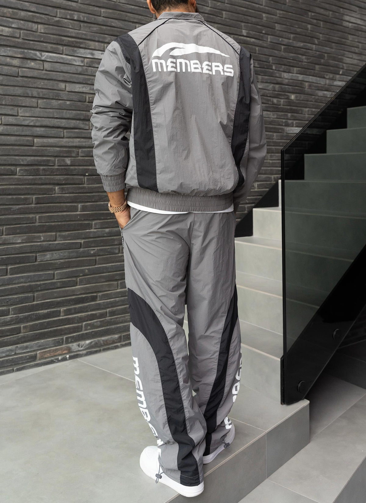 Members Track Pants - Grey