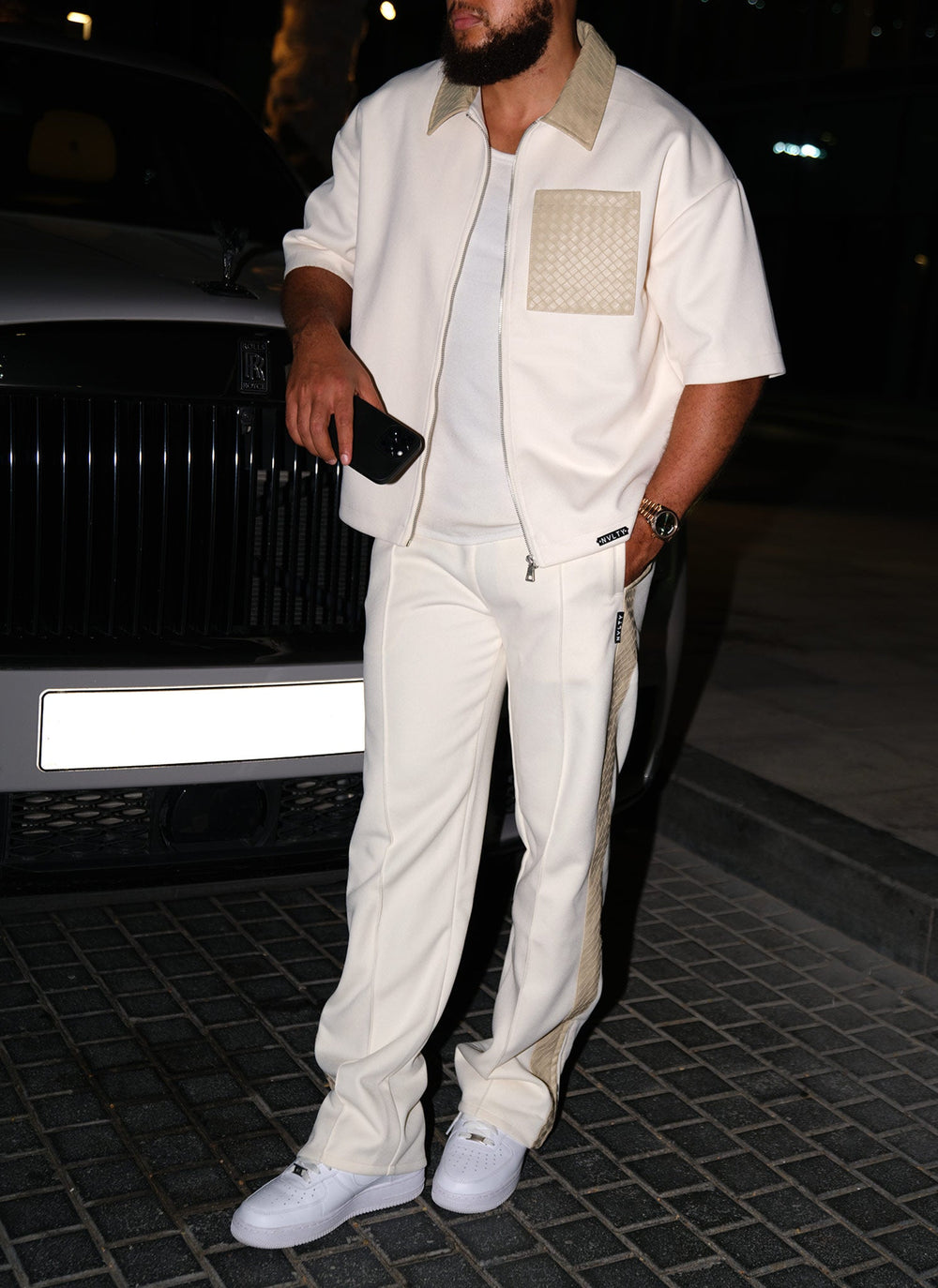 Twill Interlock Shirt - Ivory