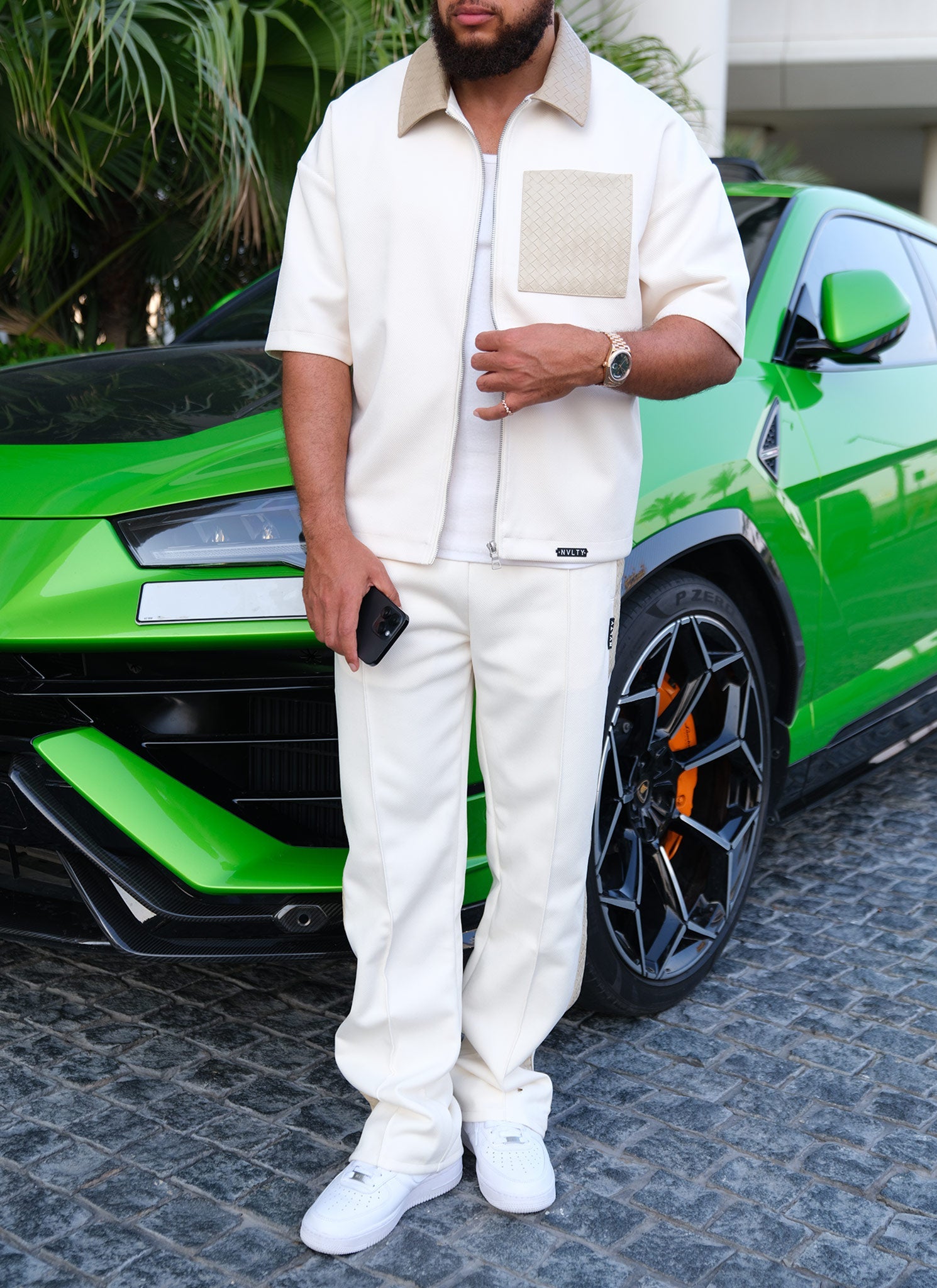 Twill Interlock Shirt - Ivory