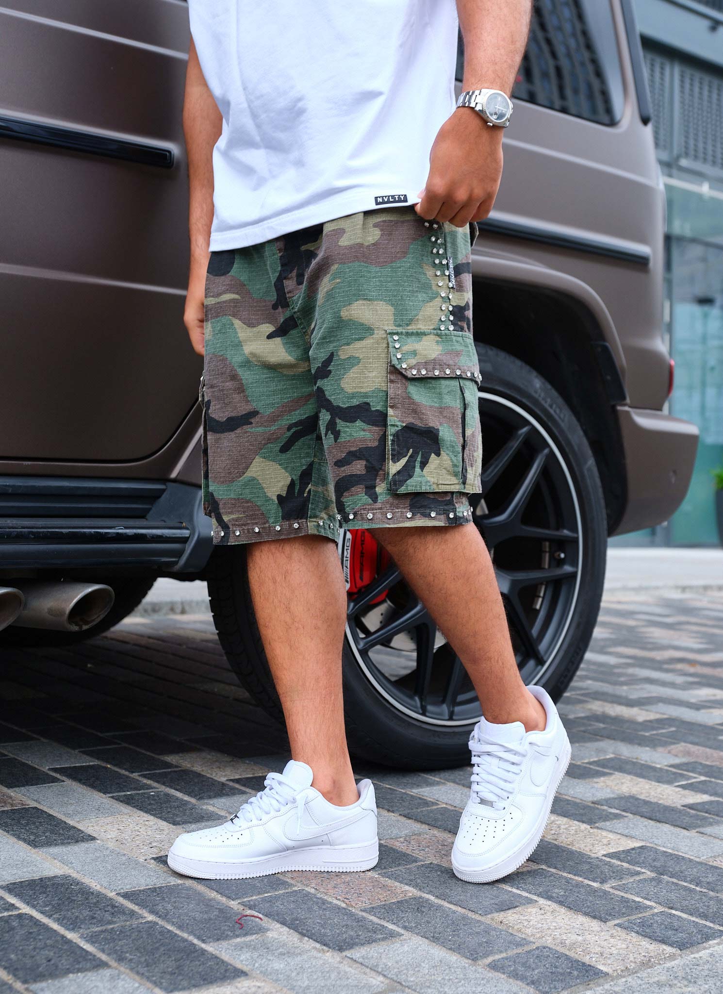 Vintage VVS Cargo Shorts - Camo