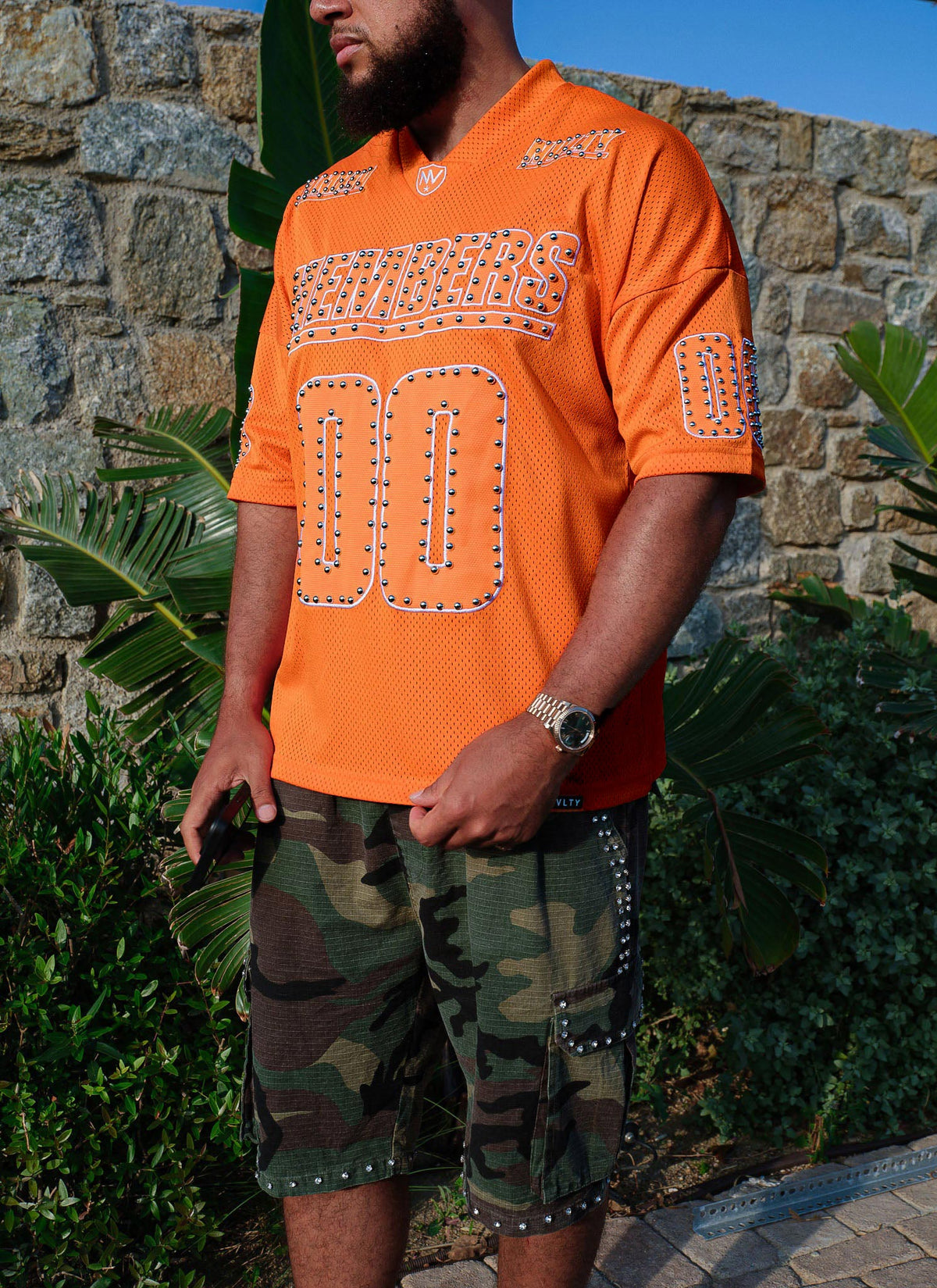 Members Studded Jersey - Orange