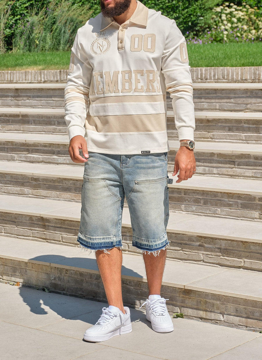 Members Royal Rugby Shirt - Ivory