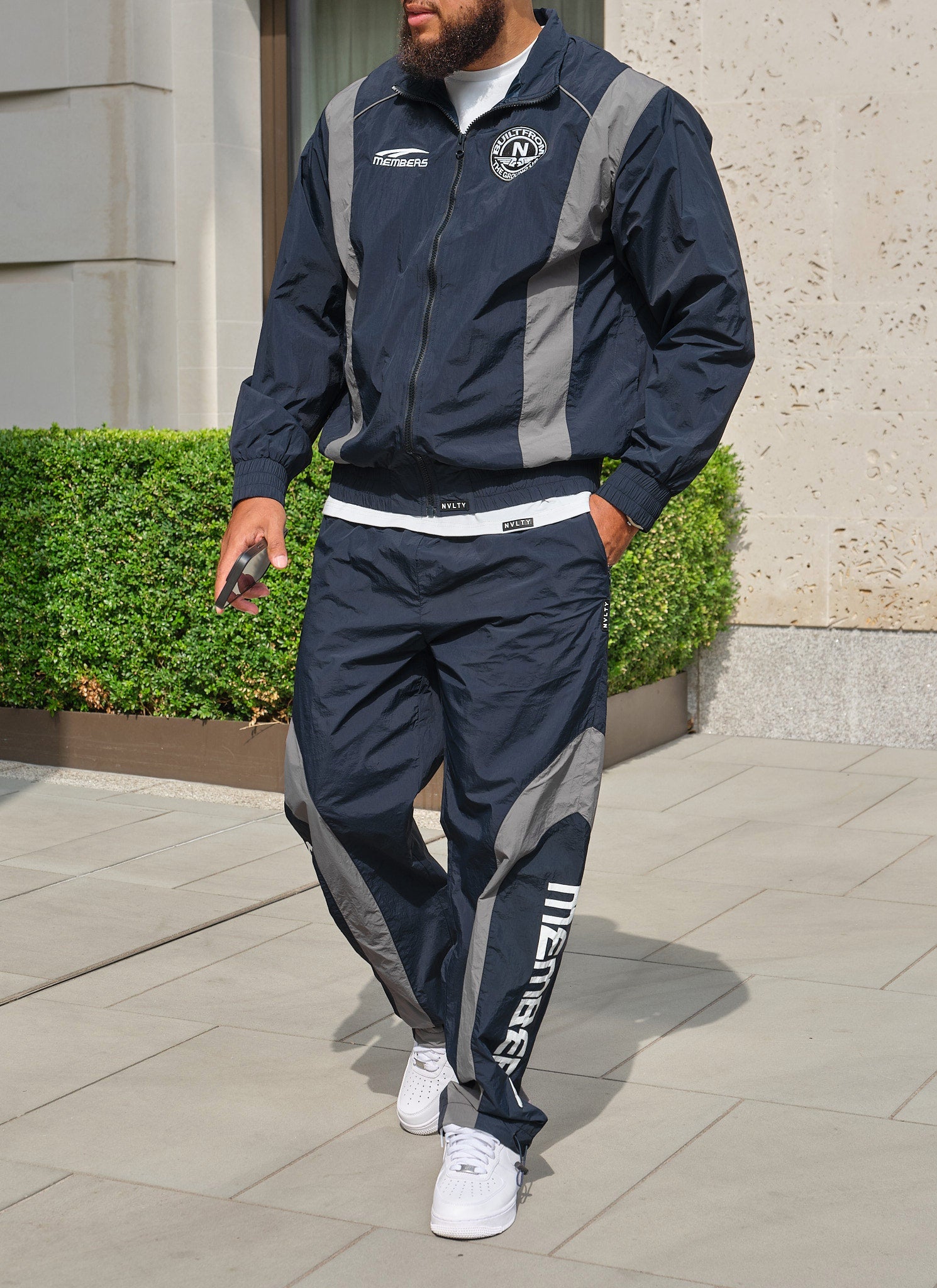 Members Track Jacket - Navy