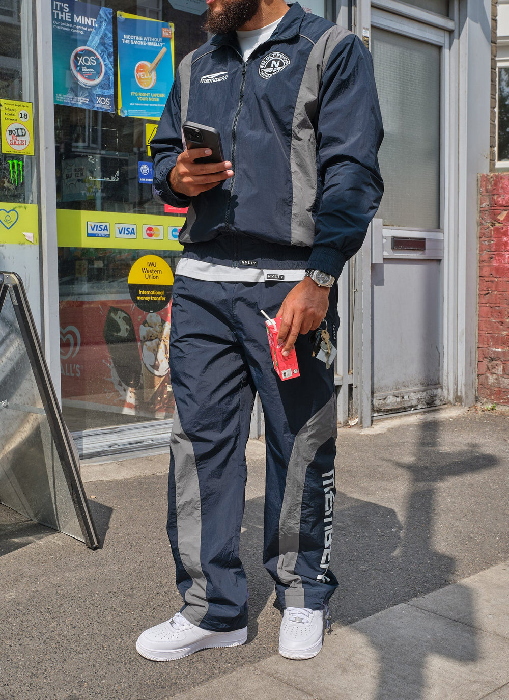 Members Track Pants - Navy