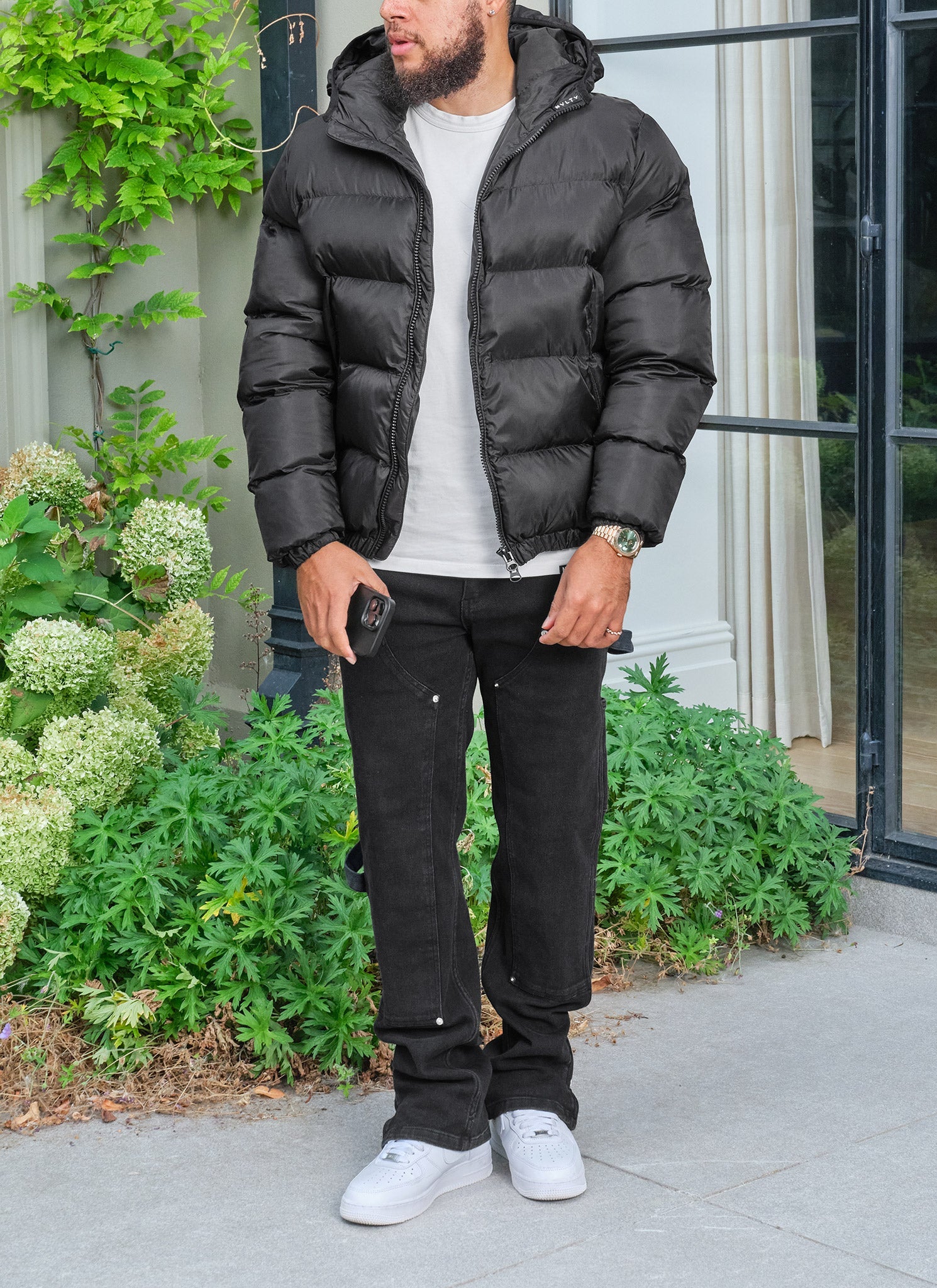 Luxe Puffer Jacket - Black