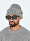 Mohair Beanie - Grey