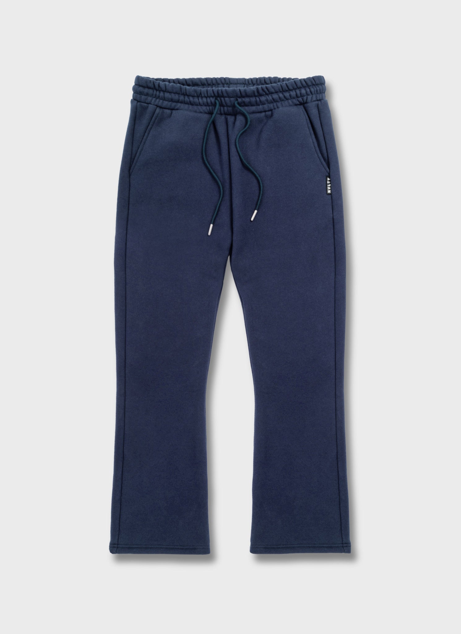 Heavyweight Luxe Flare Joggers - Navy