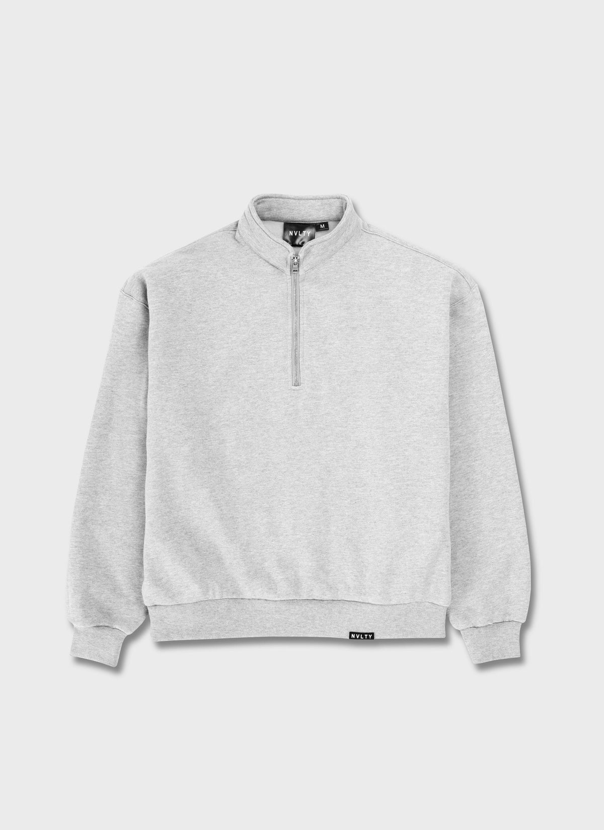 Heavyweight Luxe Quarter Zip - Grey