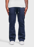 Heavyweight Luxe Flare Joggers - Navy